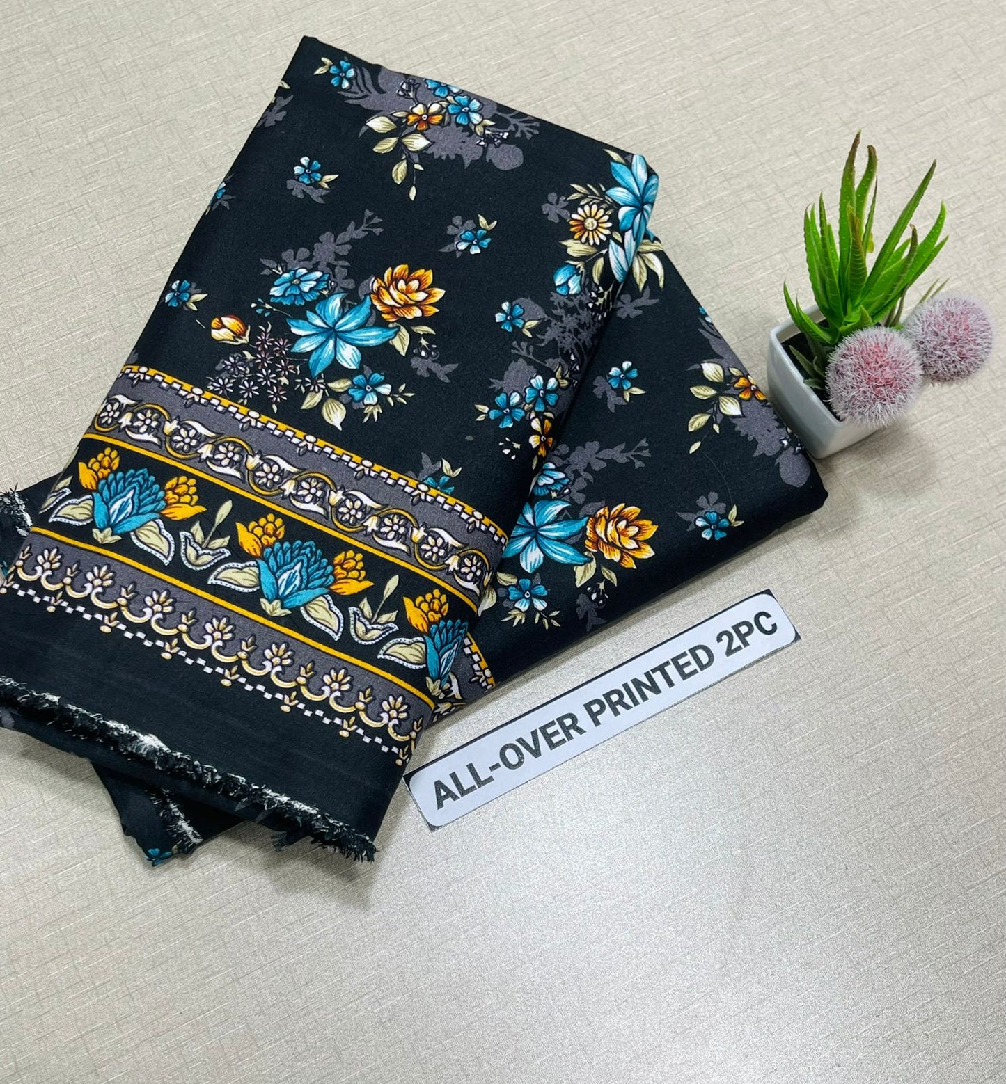 Summer Women Unstitched Suit - 2pcs - WWU053