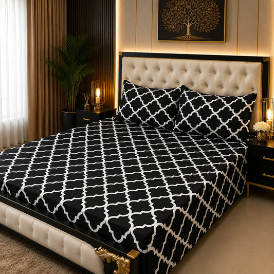 Tytan Cotton Bed Sheet - King - TBS059