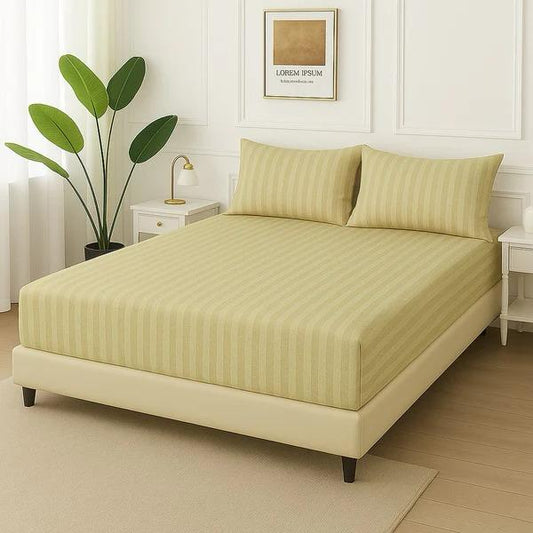 🛏️ Micro Fabric Fitted Bedsheets 3 Pcs– Perfect Fit, Ultimate Comfort