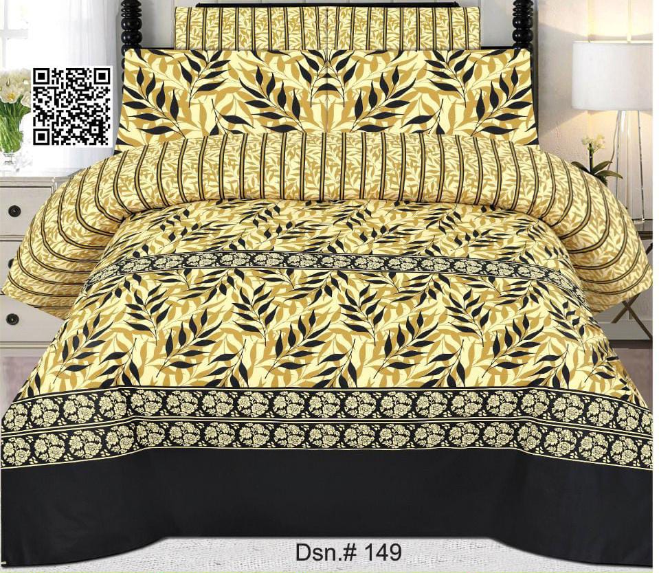 Pure Cotton Bed Sheet - King - PcB022