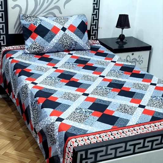 Tytan Cotton Bed Sheet - Single - TSB051