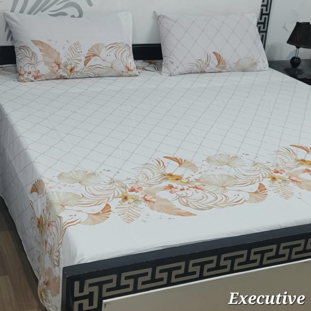 Executive Pure Cotton Bed Sheet - King - EPB 029