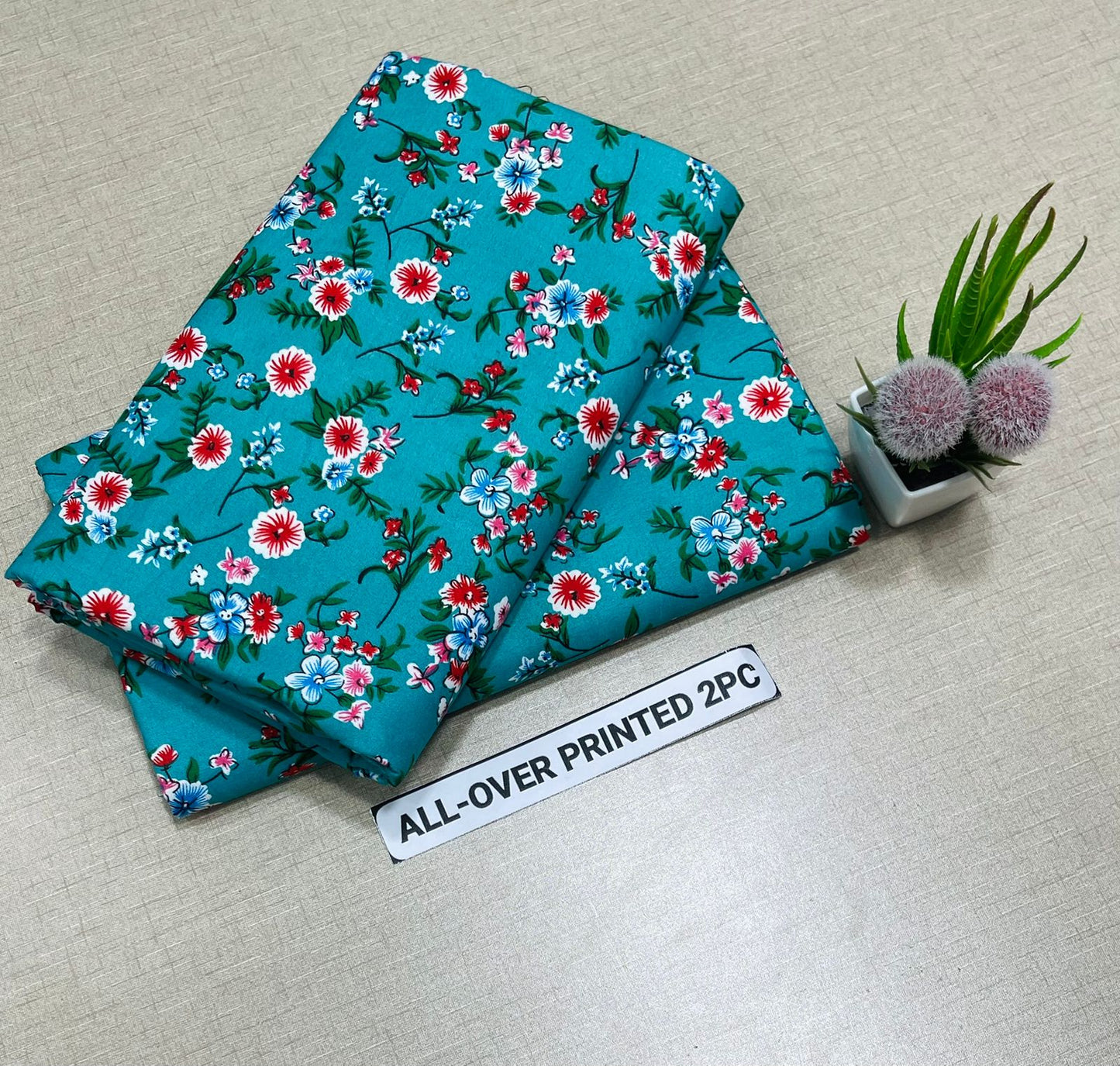 Summer Women Unstitched Suit - 2pcs - WWU055