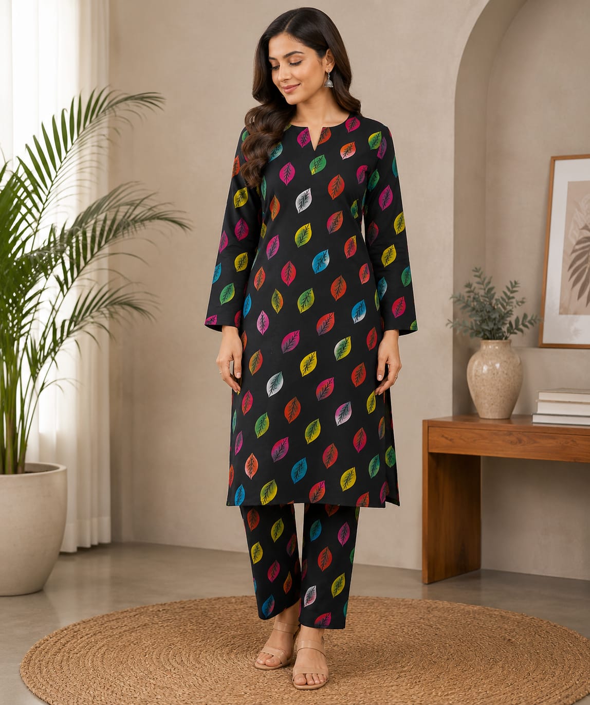 Winter Bloom – 2 Pcs Unstitched Ladies Suit