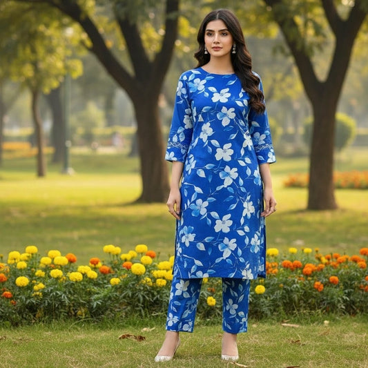 Summer Special All-Over Lawn 2 Pcs Suit 2k26