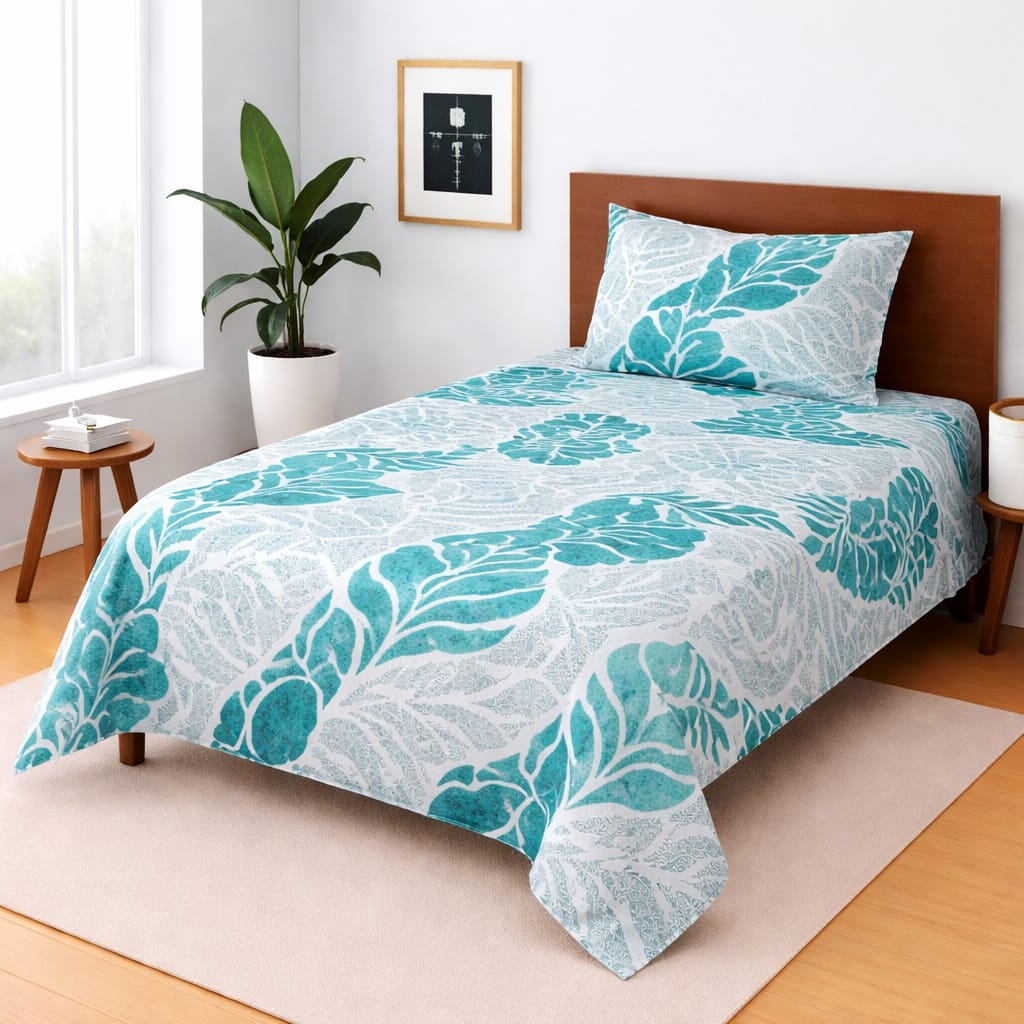 COZIFY PURE COTTON SINGLE BEDSHEET 036