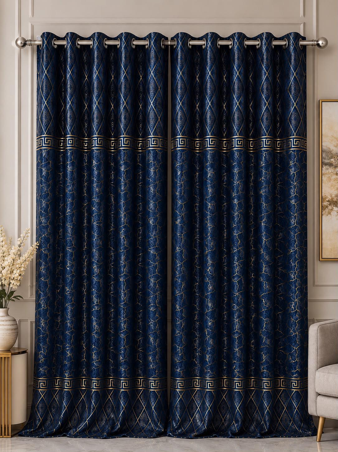 ✨ Premium Textured Velvet Curtain