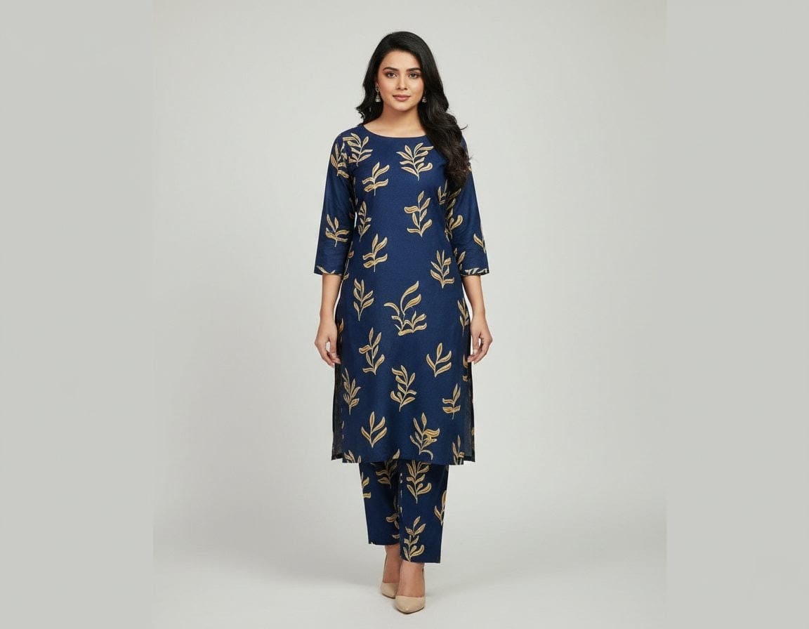 Winter Women Unstitched Suit - 2pcs - WWU047