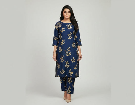 Winter Women Unstitched Suit - 2pcs - WWU047