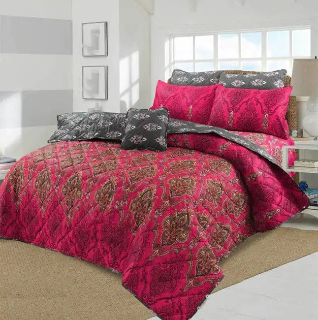 Rurva Cotton Comforter Set - 7pcs - RCS028