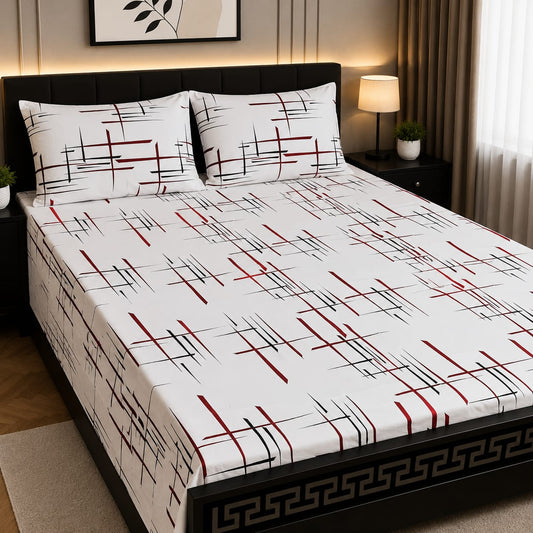 Executive Pure Cotton Bed Sheet - King - EPB 025