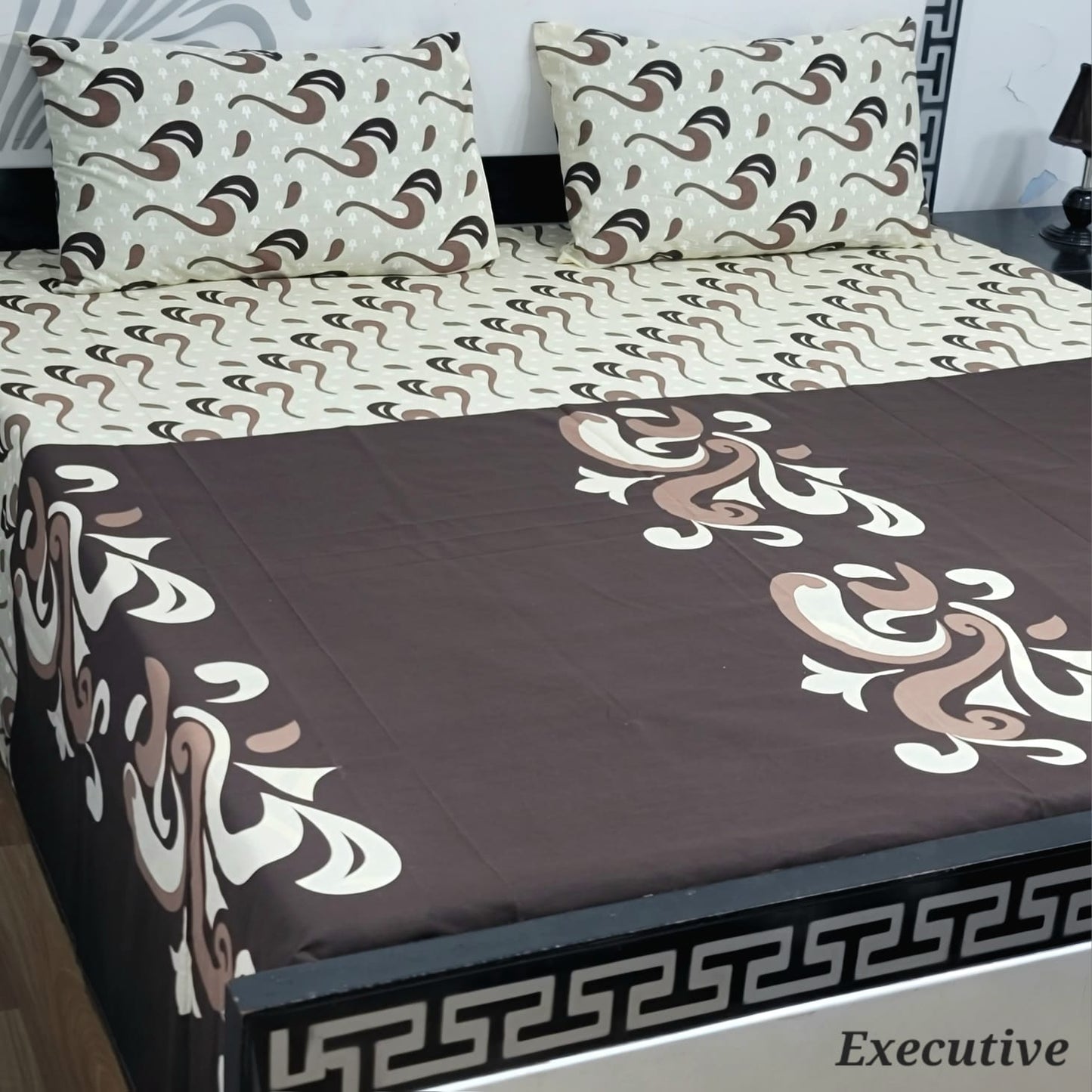 Executive Pure Cotton Bed Sheet - King - EPB 030