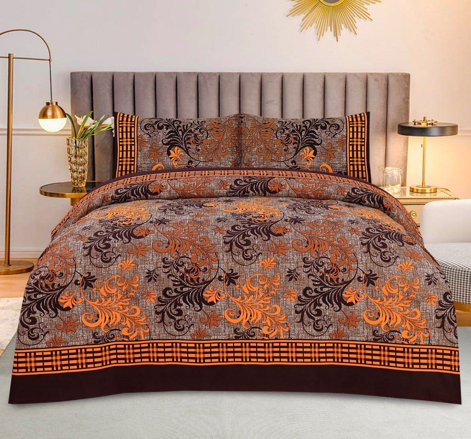 Tytan Cotton Bed Sheet - King - TBS107