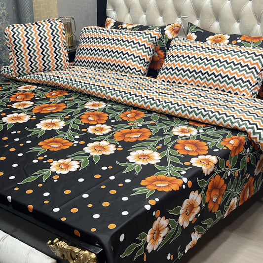 Rurva Cotton Comforter Set - 7pcs - RCS035