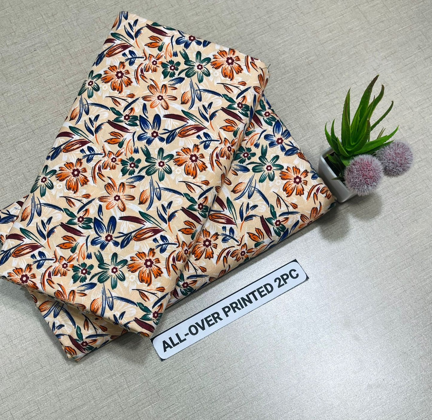 Summer Women Unstitched Suit - 2pcs - WWU056