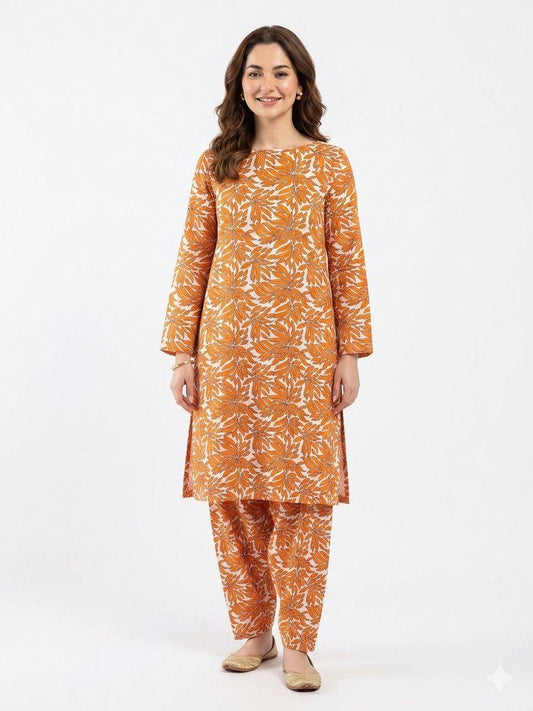 Summer Women Unstitched Suit - 2pcs - WWU077