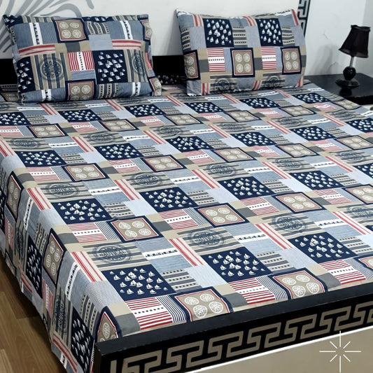 Cozify Pure Cotton Bed Sheet - King - CPB044