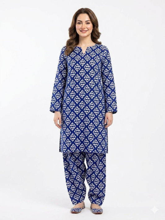 Summer Women Unstitched Suit - 2pcs - WWU076