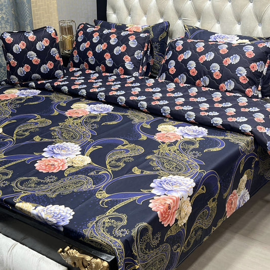 Rurva Cotton Comforter Set - 7pcs - RCS036