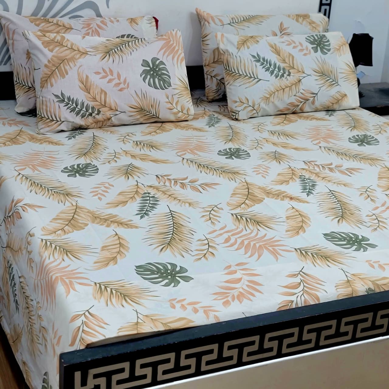 ⚜️5 PC Cozify  Pure Cotton Bedsheets⚜️ 043