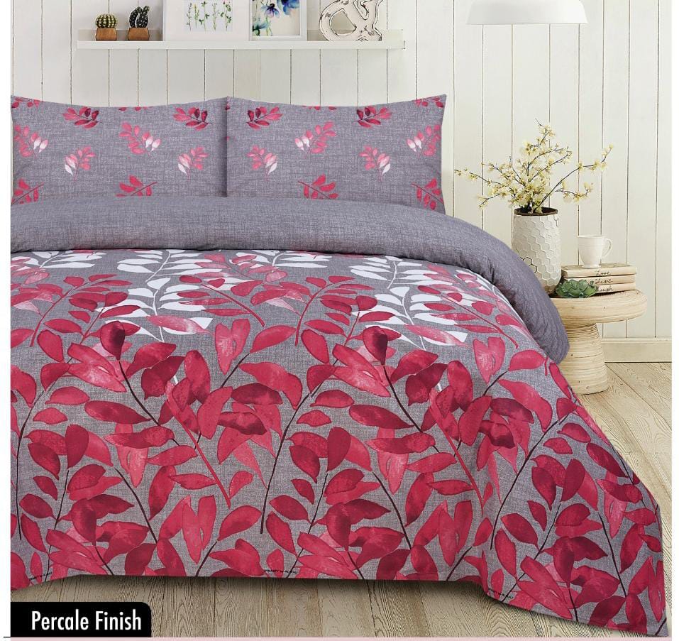 3 PCS KING SIZE  CLASSIC PURE COTTON BEDSHEET