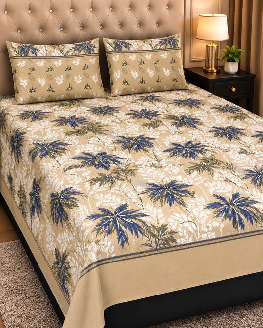 Pure Cotton 3 Pcs Bedsheet Gift Pack 09