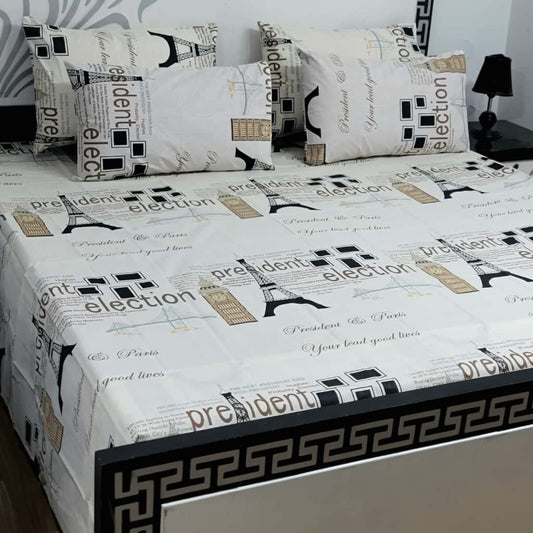 ⚜️5 PC Cozify  Pure Cotton Bedsheets⚜️ 033