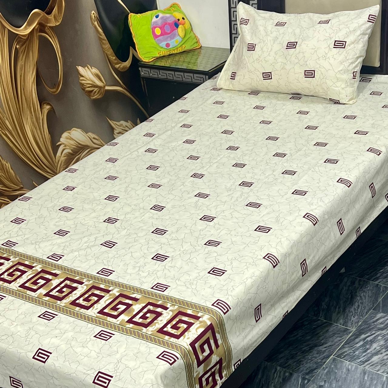 COZIFY PURE COTTON SINGLE BEDSHEET 068