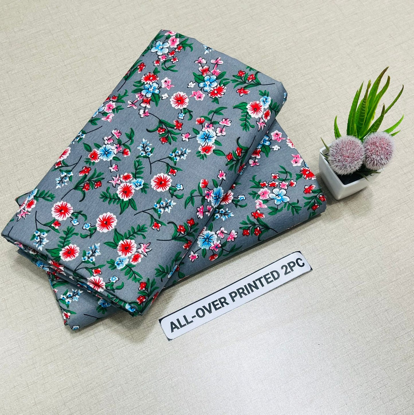 Summer Women Unstitched Suit - 2pcs - WWU060