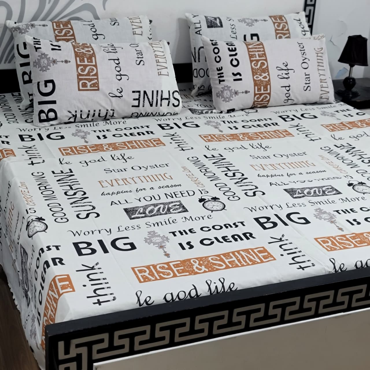 ⚜️5 PC Cozify  Pure Cotton Bedsheets⚜️ 034