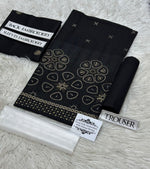 2 Pcs Premium Lawn Suit –  Heavy Embroidery with Daman Boring