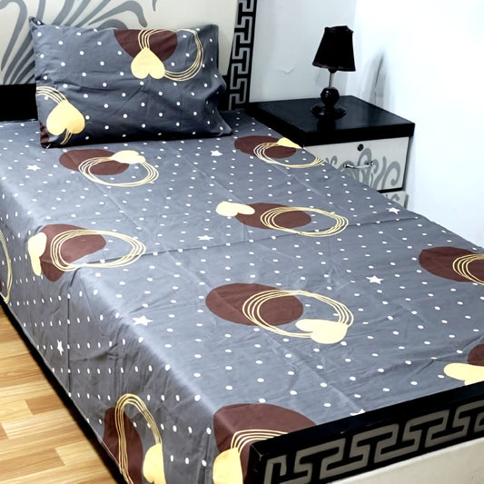 COZIFY PURE COTTON SINGLE BEDSHEET 046