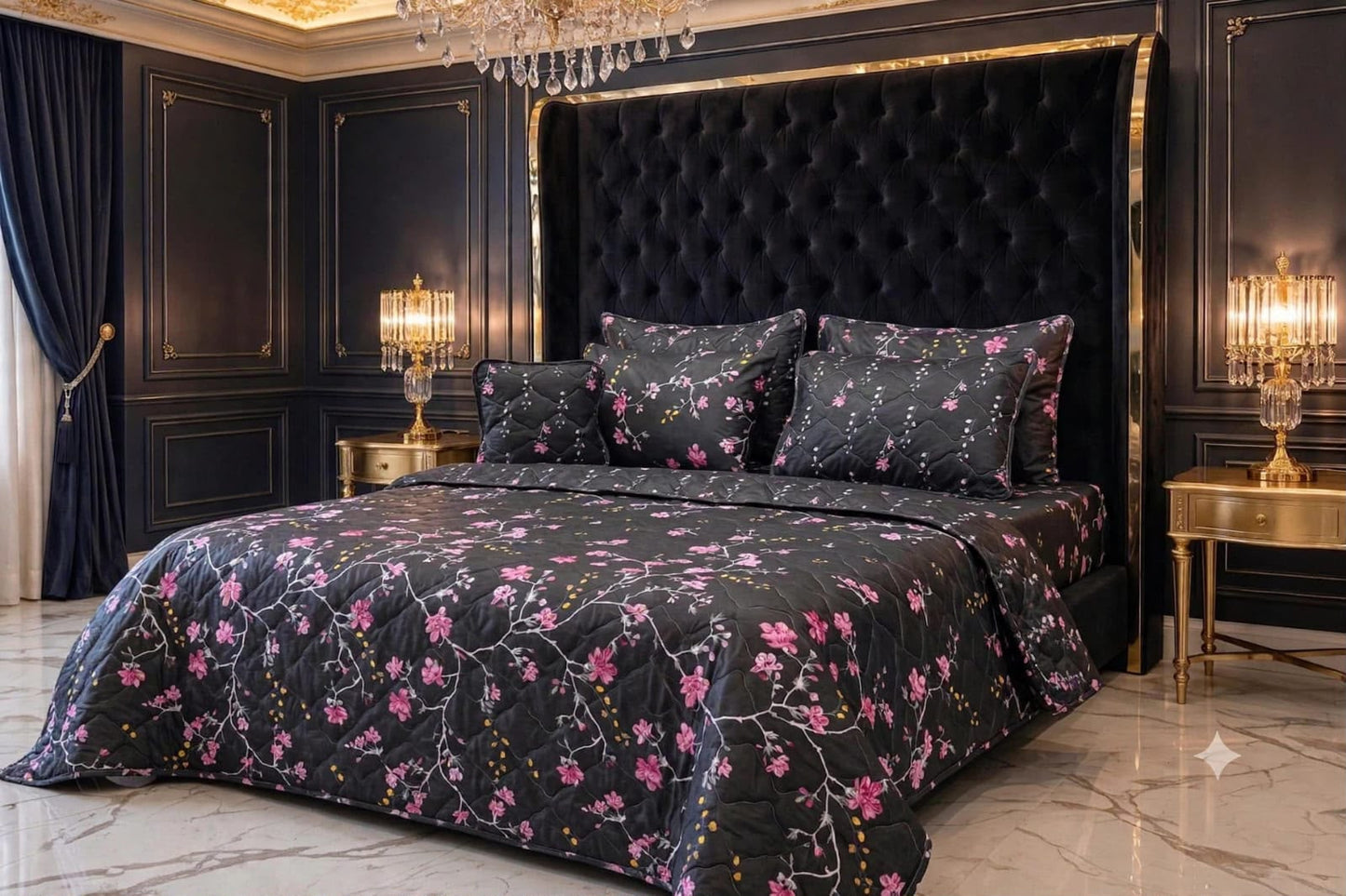 Rurva Cotton Comforter Set - 7pcs - RCS039