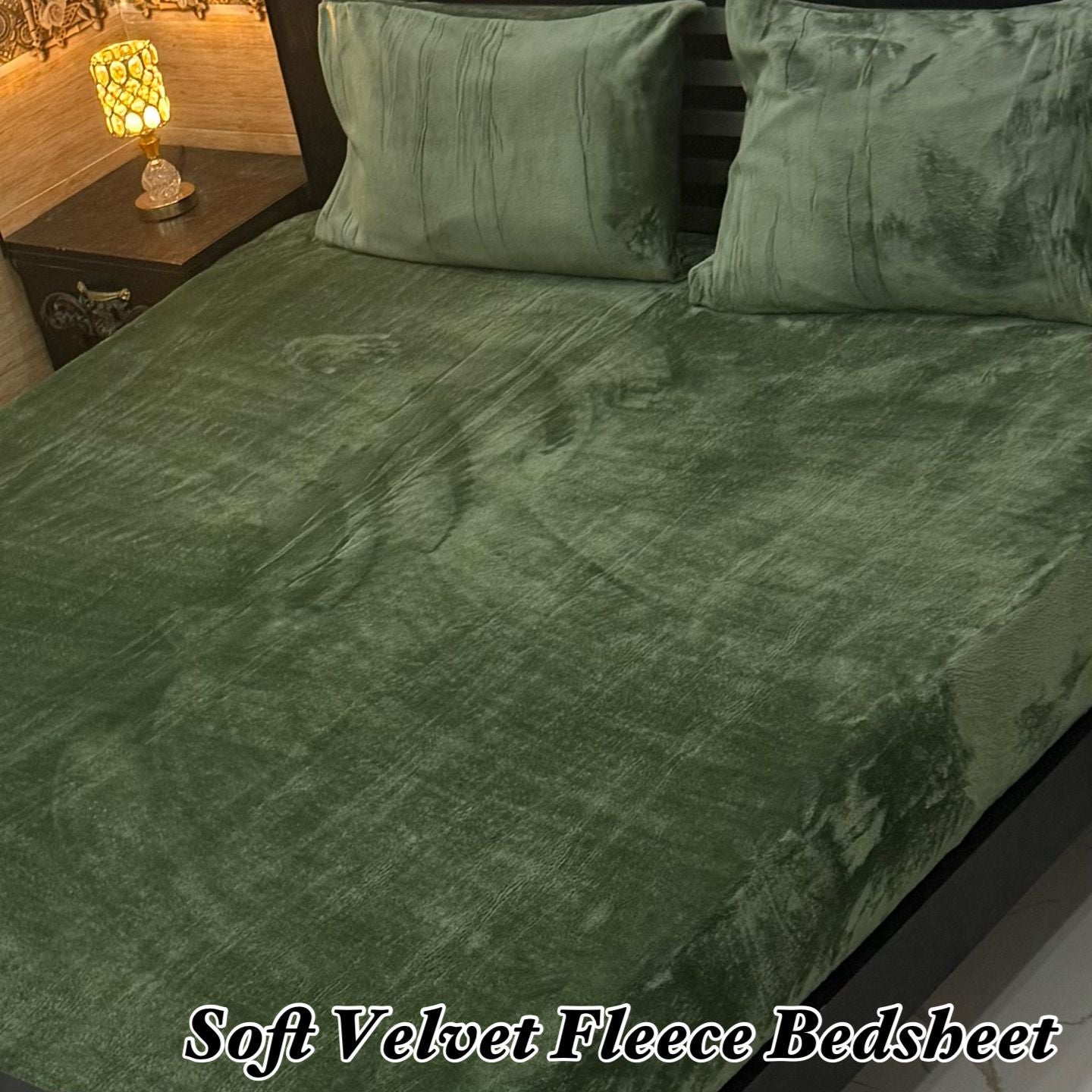 3 PCs Luxury Fleece Bedsheets 02