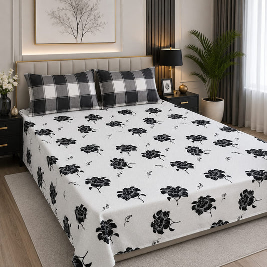 Executive Pure Cotton Bed Sheet - King - EPB 013