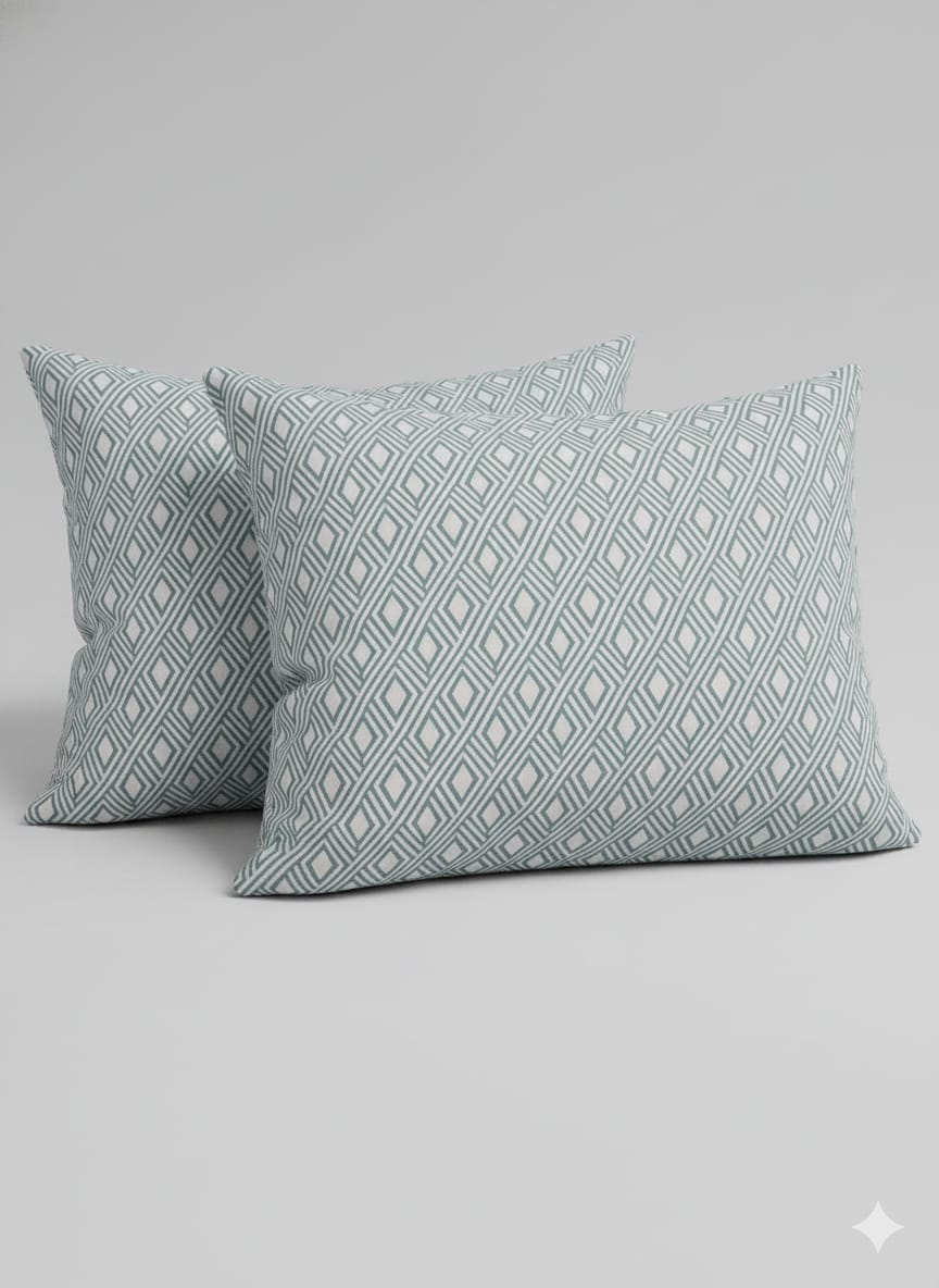 Premium Cotton Pillow Cases – Elegant & Durable (2 Pcs)