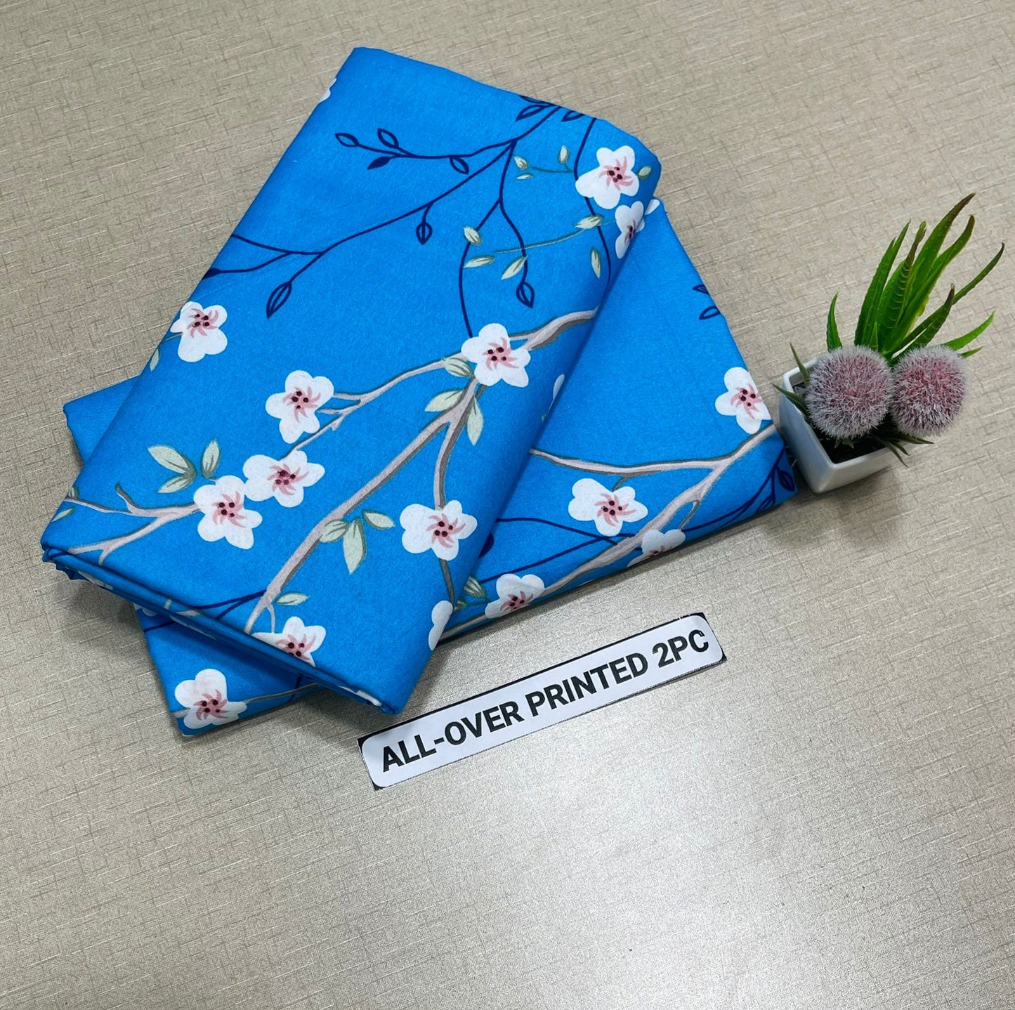 Summer Women Unstitched Suit - 2pcs - WWU058