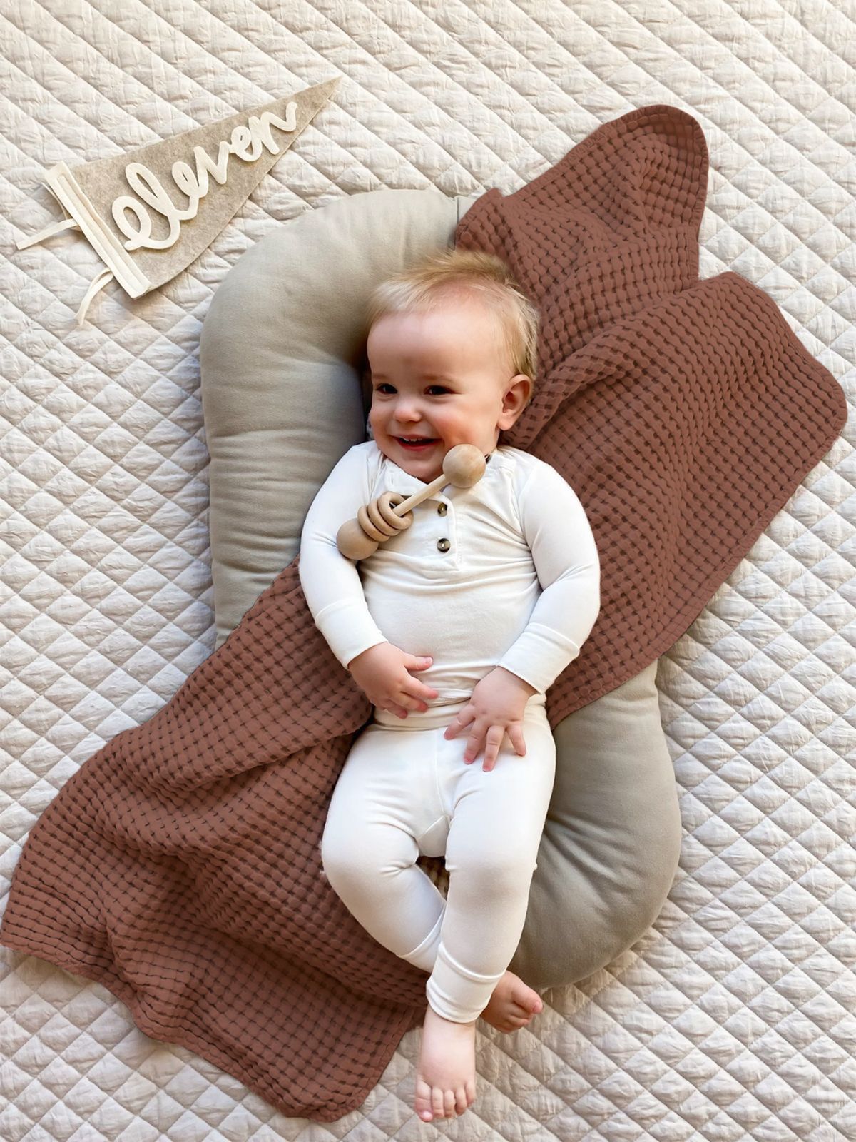 Babies WAFFLE&nbsp; BLANKETS Cute for Cuties 03