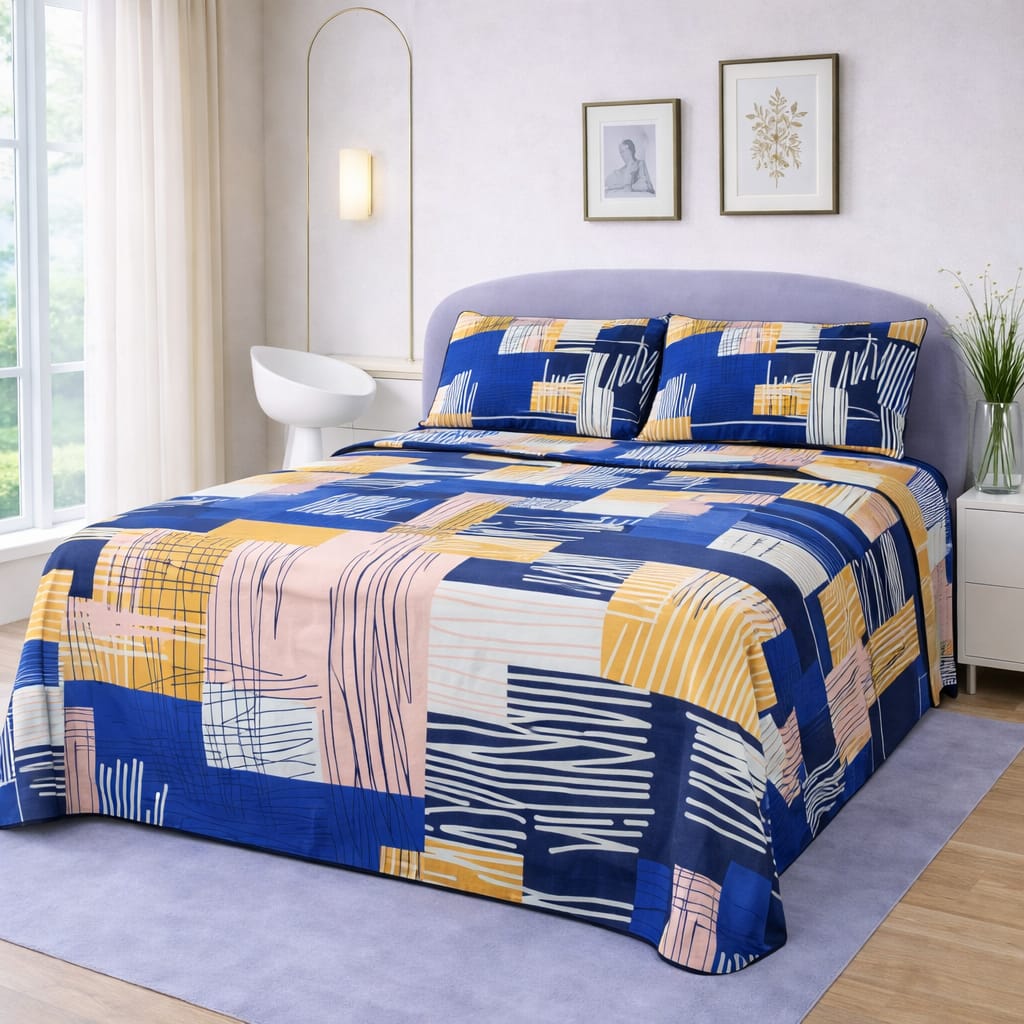 Supreme Cotton Bed Sheet - King - SBS 038