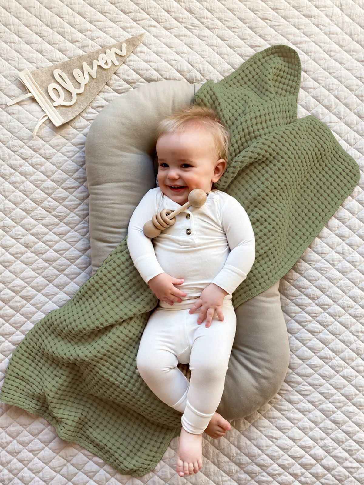 Babies WAFFLE&nbsp; BLANKETS Cute for Cuties 010