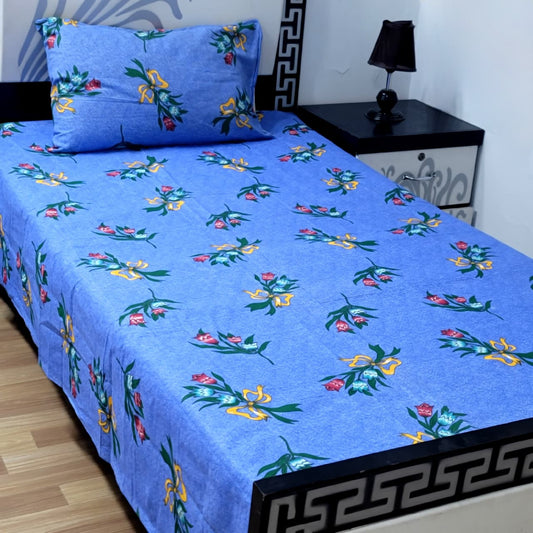 COZIFY PURE COTTON SINGLE BEDSHEET 048