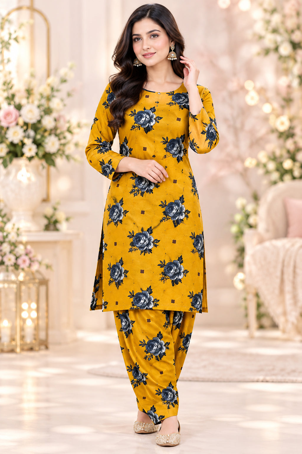 Premium 2-Piece Khaddar Ladies Suit 015