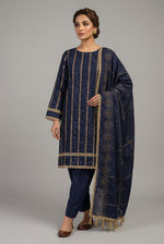 Royal Embroidered Dhanak 3-Piece Suit
