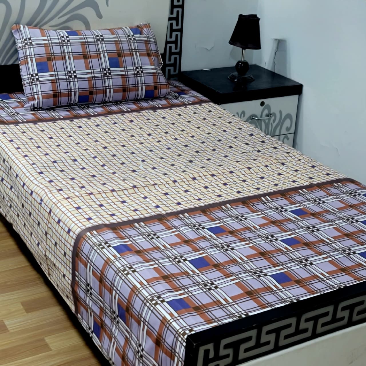 COZIFY PURE COTTON SINGLE BEDSHEET 049