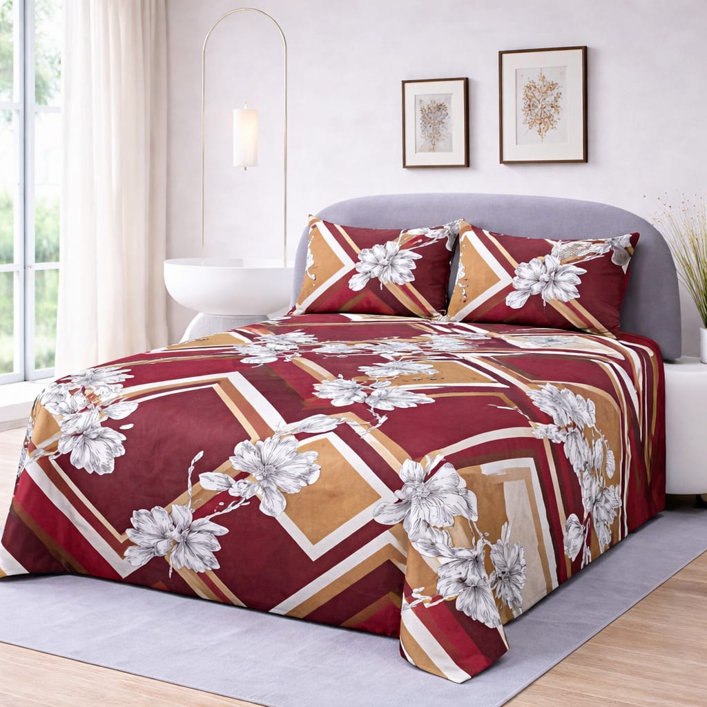 Supreme Cotton Bed Sheet - King - SBS 031