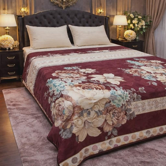 Luxury-Embossed AC Blanket – Soft & Breathable
