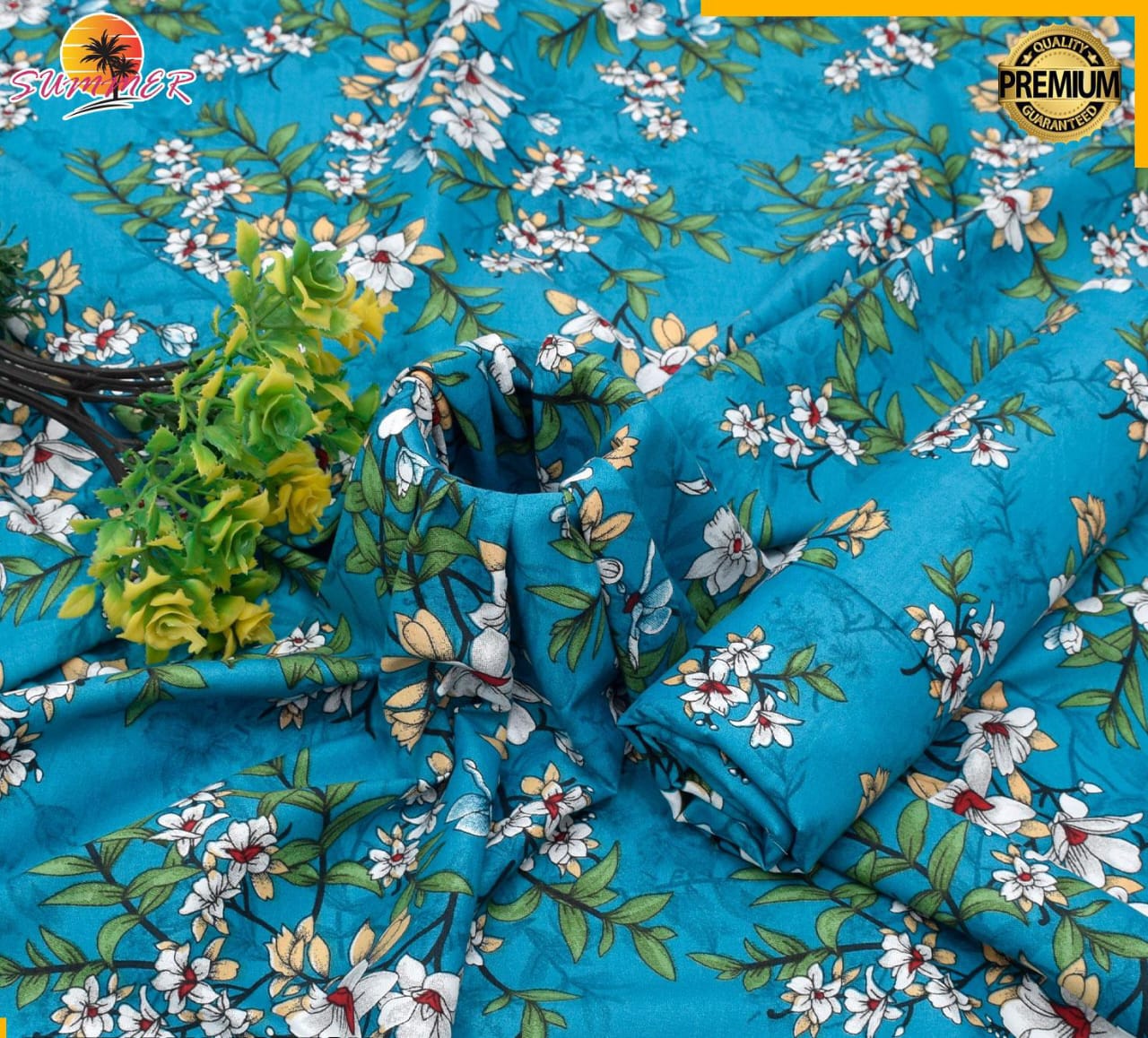Redos Cotton Casual Summer  Collection  2 Pcs Ladies Suits 104