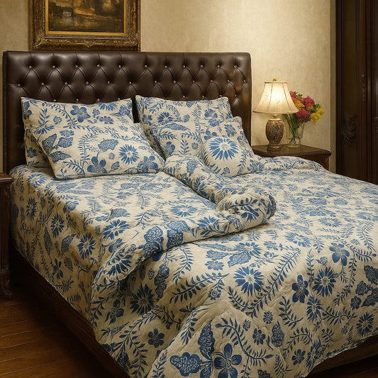 6 PCS Pure Cotton Razai Set – Comfort &amp; Elegance Combined 016