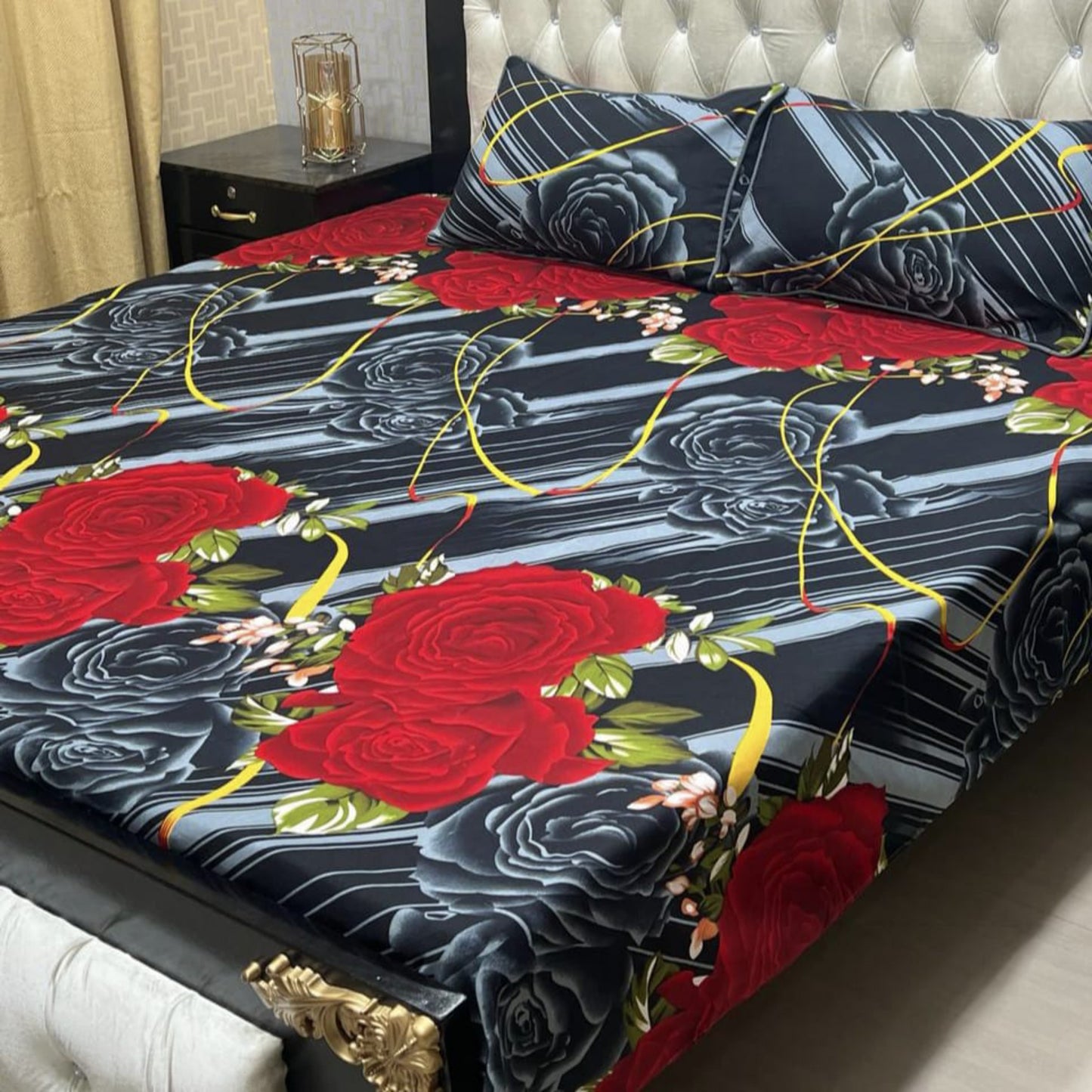 Tytan Cotton Bed Sheet - King - TBS108