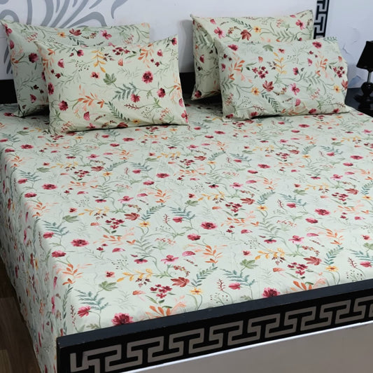 ⚜️5 PC Cozify  Pure Cotton Bedsheets⚜️ 033